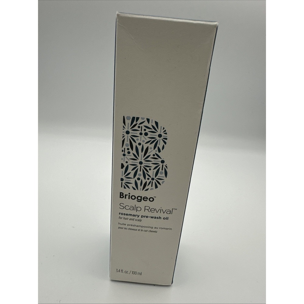 Briogeo Scalp Revival Rosemary‎ Pre Wash Oil 3.4oz NEW IN BOX